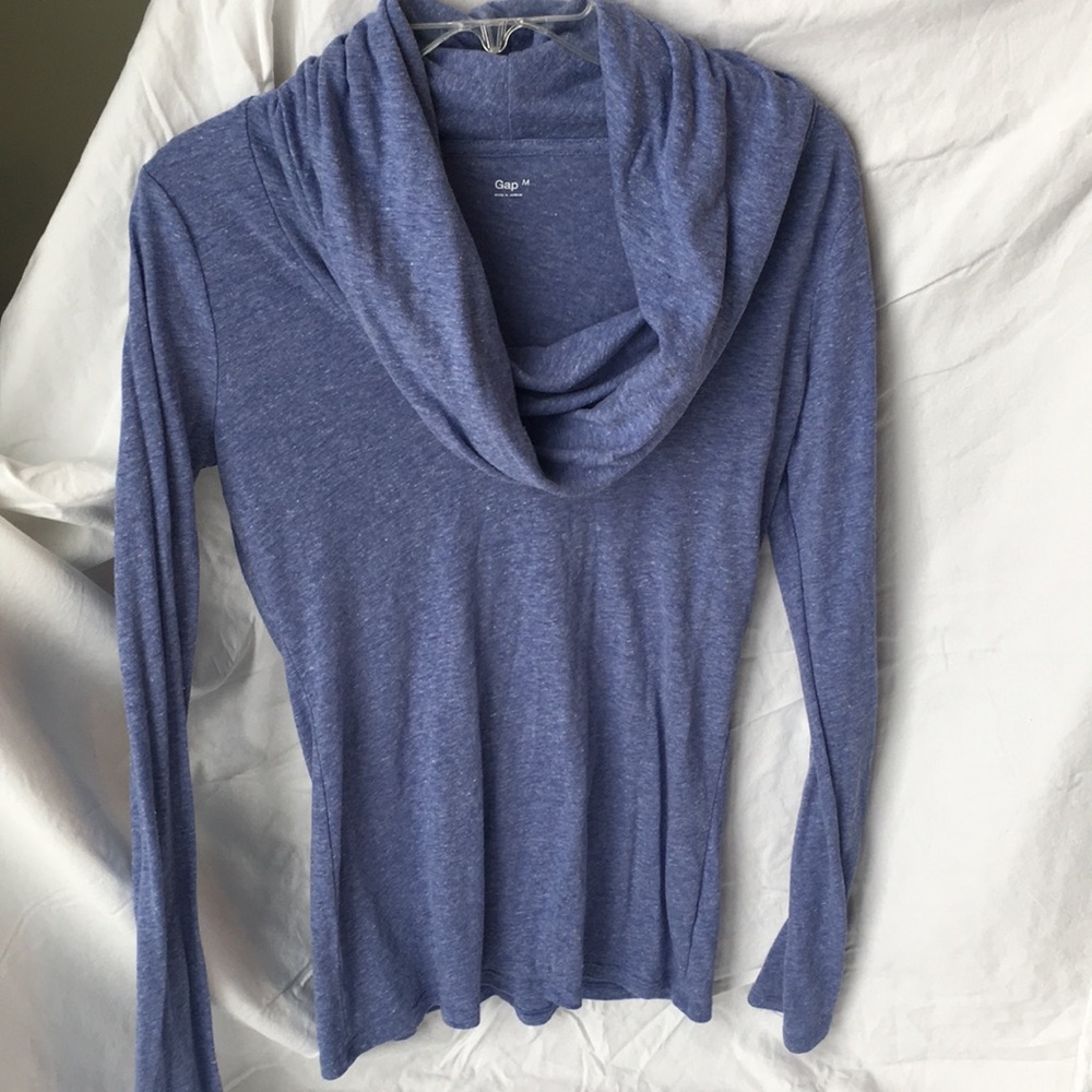 Gap long sleeve cowl neck shirt